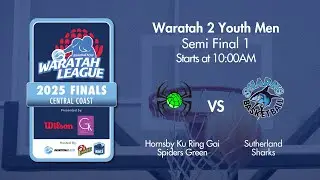 LIVE 🔴 - Hornsby Ku Ring Gai Spiders Green v Sutherland Sharks - W2YM SF - 2025