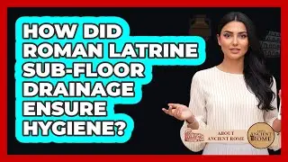 How Did Roman Latrine Sub-Floor Drainage Ensure Hygiene?
