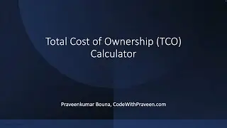 Total Cost of Ownership (TCO) Calculator | Azure