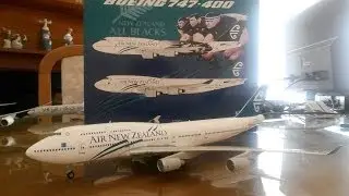 Air NZ 747-400 unboxing 1:200 BBOX diecast