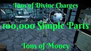Loot from 100,000 Simple Parts- MAXIMUM AMOUNT OF PARTS!!!- making divine charges