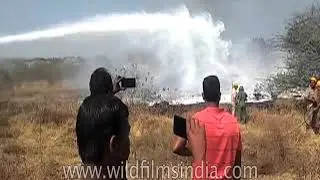Mirage 2000 trainer fighter aircraft of HAL failed to complete its journey in Bengaluru