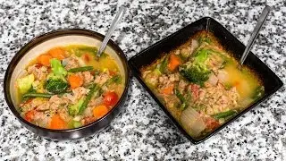 Quick & Cheap Tuna Veggie Soup Dinner for Two