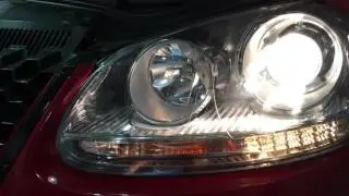 VW Golf V 5 GTI &Phi;&alpha;&nu;ά&rho;&iota;&alpha; Projectors VS Normal www.carner.gr