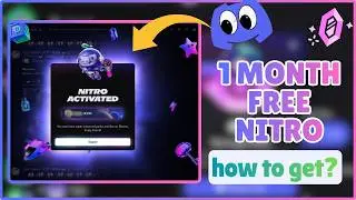 *FREE 1 MONTH DISCORD NITRO* |  HOW TO GET IT? | Legit Ways!
