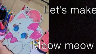 Cute aesthetic beautiful handmade cat 🐈 😻 #vairal #art #trending 