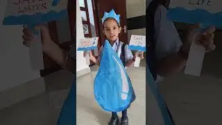 #naturetheme#save#water#fancydress#panikiboond#ukg#nature#props#viral #reels #reelvideo#shorts#ytsho