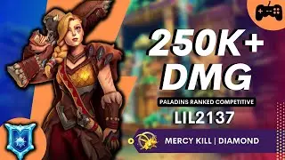 250K+ Dmg Monster Tanky Tyra lil2137 (Diamond) Paladins  Ranked Competitive
