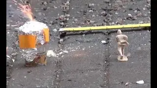 high school students trying to figure out how scaling in explosives work