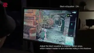 ZOWIE XL2411P - Black eQualizer for PUBG
