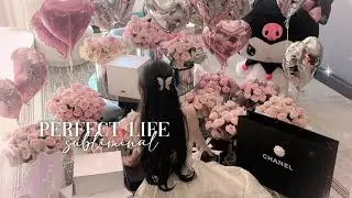 PERFECT LIFE! Opportunitties, Wealth, Love.. Subliminal Audio Overnight 432Hz 