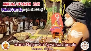 ПАЛЛИВЕТТА | ЕЖЕГОДНЫЙ УТСАВАМ 2025#annanagarayyappatemple #pallivetta #annualutsavam #annanagara...