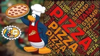 Club Penguin Online Pizza Waiter Stamp