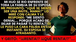 Mi hijo se burló: '¿Así se siente ser inútil, mamá?' Entonces le revelé la verdad...