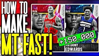 HOW TO MAKE MT FAST in NBA 2K21 MyTeam! EASIEST METHOD!