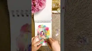Mixedmedia ink play with @smltart #authenticpad