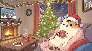 Pusheen’s Magical Christmas 🎄 Relaxing Music for Sleep & Joy