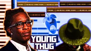 How to make young thug type beat using stock plugin | From Scratch FL