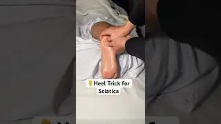 Massage Your Heel for Back or Sciatica Pain Relief 🦶 | Reflexology Tip #shorts