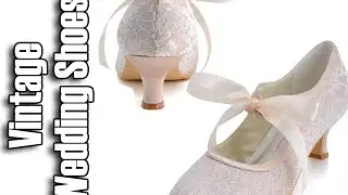 Vintage Wedding Shoes - Lace Wedding Shoes