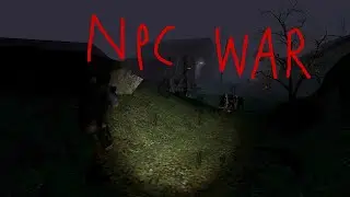 Counter Strike Source vs Zombie (GMOD NPC BATTLE)