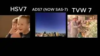 Side by side - HSV7 Say hello vs SAS7 Say hello vs TVW7 Say hello