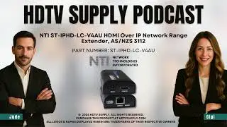 NTI ST-IPHD-LC-V4AU HDMI Over IP Network Range Extender, AS/NZS 3112