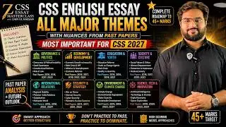 13 CSS 2027 Essay Themes With Past Paper Analysis (2000-2025)| All Dimensions Inclusive🔥