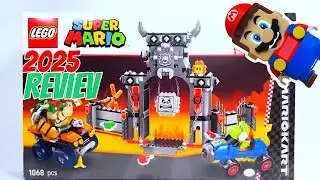 LEGO Mario! Kart Bowser Castle 72039. Super Mario 2025! Set Review!