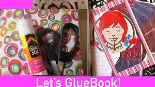 ✂️LET's #GLUEBOOK! Random Scraps, Coloring Book Images, Frames&bull; Multi Colored Composition Notebook 📓