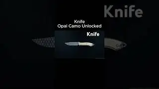 Black Ops 6 | Knife Opal Camo unlocked #blackops6