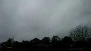 Grey clouds  in London'sky