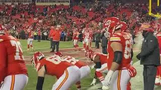 It’s Cold: Chiefs and Dolphins kickoff a NFL wildcard game at Arrowhead Stadium in Kansas City