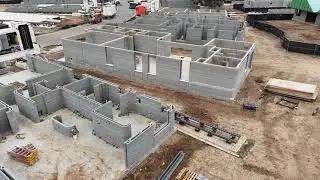 3D printed houses utilizing FDM concrete 3D printing (quick gonzo edit) #ARCS #LSAM #3dprintedhouse