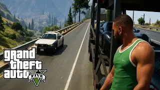 GTA 5 – Pack Man | Franklin & Trevor Truck Transport Mission | 4K PC Gameplay