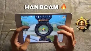 [ HANDCAM ] iPad four fingers claw full gyro gameplay 🔥 ipad mini 5 BGMI/PUBG MOBILE