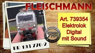 Fleischmann 739354 E-Lok BR193 mit ZIMO-Sounddecoder MX658N18 und 22 Digital Schaltbaren Funktionen