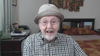 Old Man Steve and Button's his cat