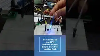 Dual Led flasher circuit #technology #project #electronic #circuit #engineering #shorts #wottlabs