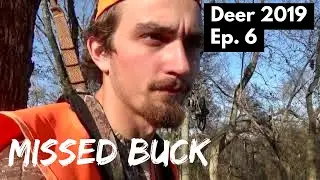 BOW HUNTING FAIL / Missed Buck at 20 Yards! Buck fever sets in. Arkansas Deer Hunting