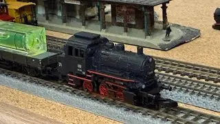 Marklin 0-6-0 BR89 Steam Tank Locomotive Test Run at z.scale.hobo 01.04.2026