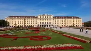Gloriette and Schloss Sch&ouml;nbrunn Vienna, drone footage DJI Spark