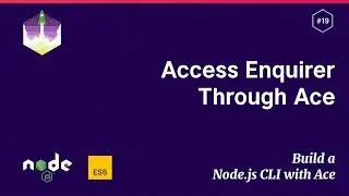 #19 Access Enquirer through Ace — Build a Node.js CLI with Ace