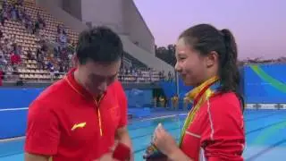 FANTASTIC MARRIAGE PROPOSAL TO HE ZI (RIO 2016)