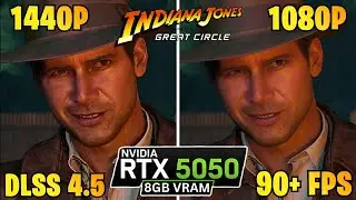 Acer Nitro V16 AI (RTX 5050) - 1440p vs 1080p - Indiana Jones Benchmarks!