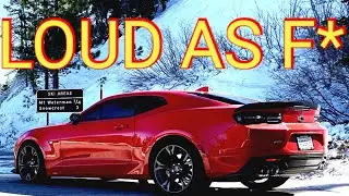 2020 Camaro SS gets Loud! Borla Atak Axle Back Fly Bys
