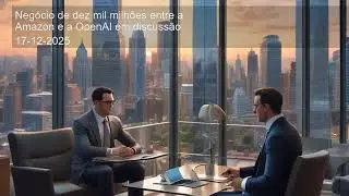 Neg&oacute;cio de dez mil milh&otilde;es entre a Amazon e a OpenAI em discuss&atilde;o