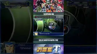 #SRWTshort Scopedog RM - Solid Shooter Rapid-Fire [SCENE VIDEO]  Super Robot Wars T