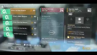 The Division - New High End Weapons/Blueprints & New Vendors!! Update 1.1