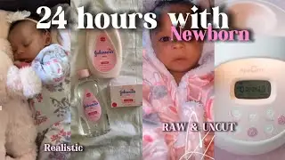 24 HOURS With A Newborn! * Raw & Uncut * Love being a mommy !